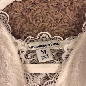 Abercrombie & Fitch Intimates & Sleepwear - Abercrombie White Bralette (never worn) Abercrombie & Fitch Intimates & Sleepwear - Abercrombie White Bralette (never worn)